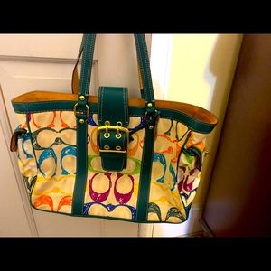 Coach large satchel